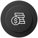 Stack of cash with a dollar sign